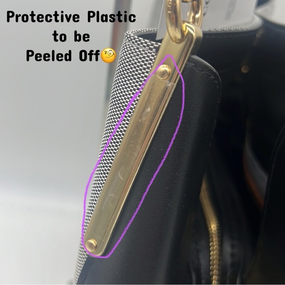 Coach Dalton 31 With Coach Badge Gold/Salt Black - Picture 7 of 16